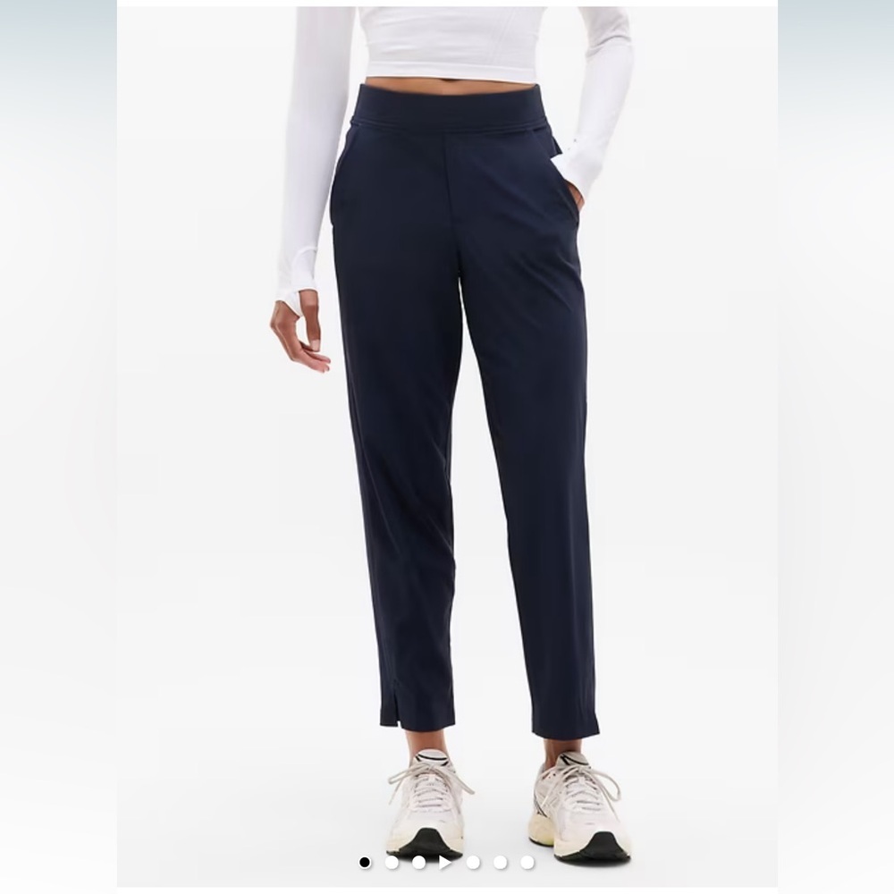 Athleta Brooklyn Mid Rise Ankle Pant Navy Women's Size 6